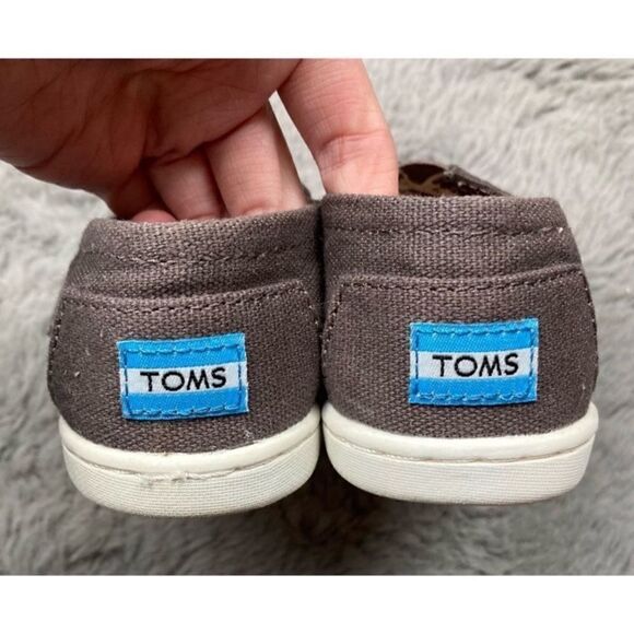 Toms 2.0 alpargata slip on shoes in ash canvas - Picture 4 of 5